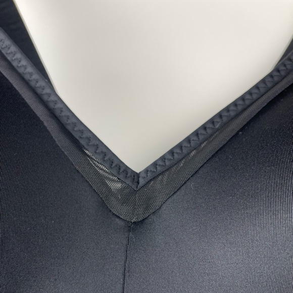 Athleta Be Bold Wireless Shelf Black Sport Bra Mesh Tank Size S - Picture 6 of 16